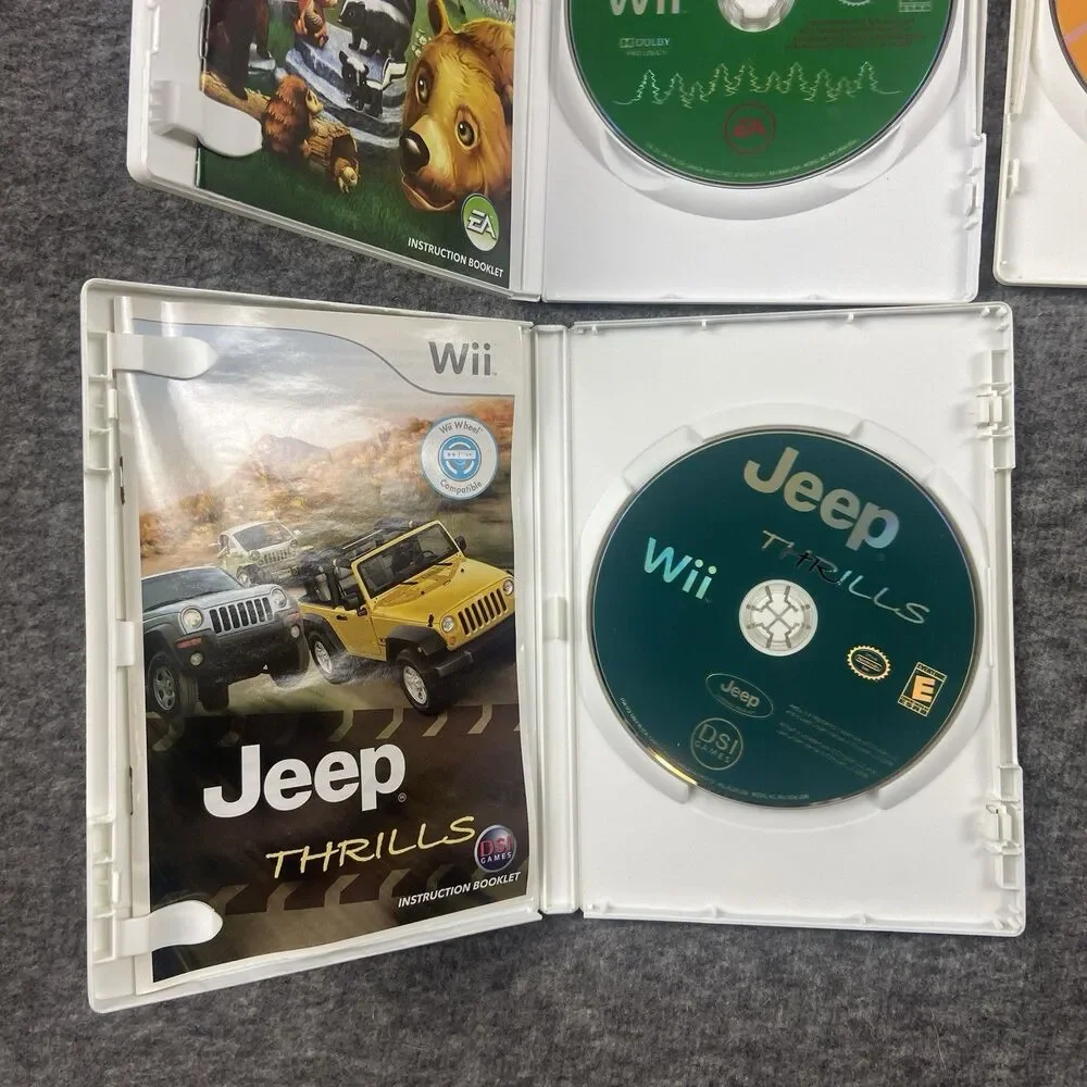 Wii Game Assorted Titles (Lot OF 3) Untested As Is Scratches Sim Animals